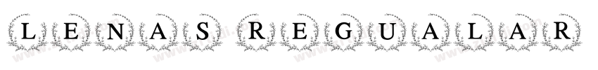 Lenas Regualar字体转换